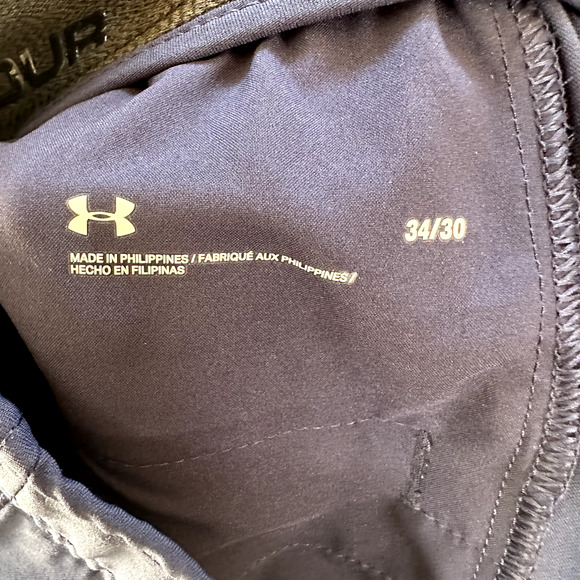 Under Armour Pants Men's 34x30 Blue Performance Golf Activewear(32x30 Actual)‎ - Picture 9 of 14